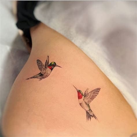 hummingbird tattoos for women